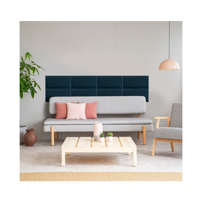 Polsterpaneel Granatblau Polsterpaneel Granatblau